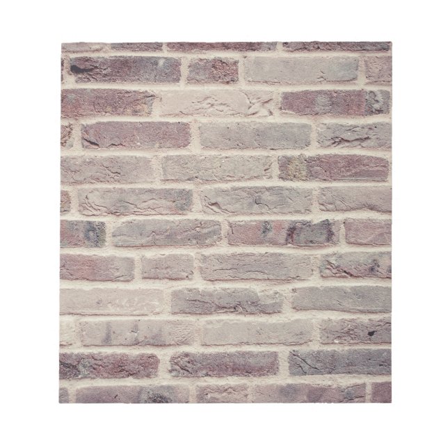 Brown Brick Wall Anteckningsblock (Framsida)