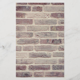 Brown Brick Wall Brevpapper