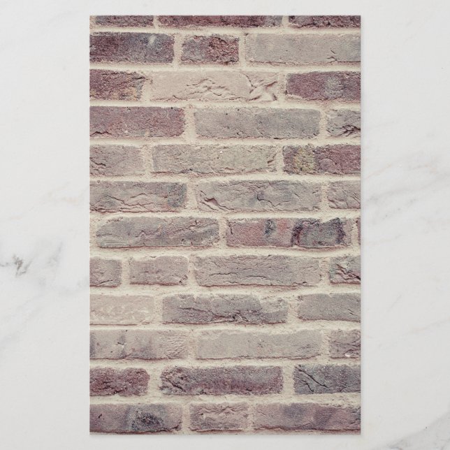 Brown Brick Wall Brevpapper (Framsida)