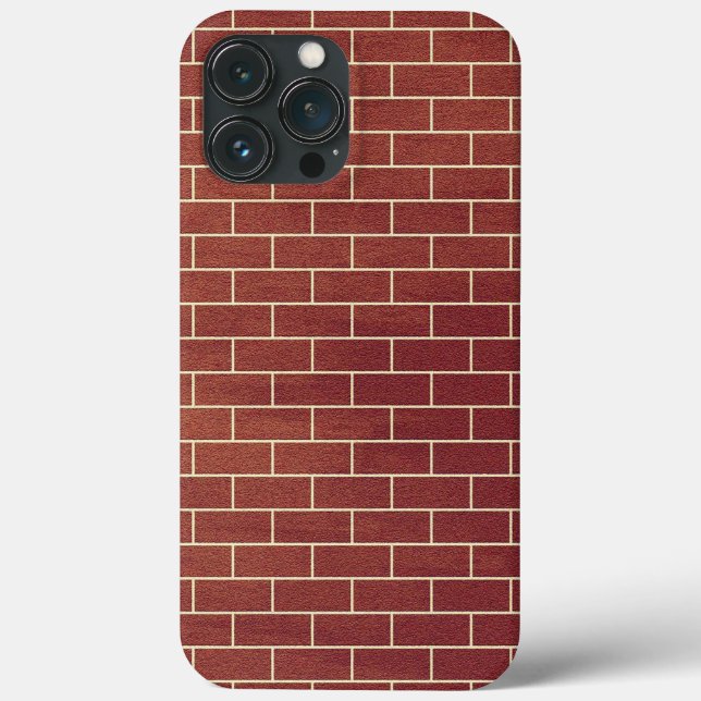 Brown Brick Wall iphone case (Baksida)