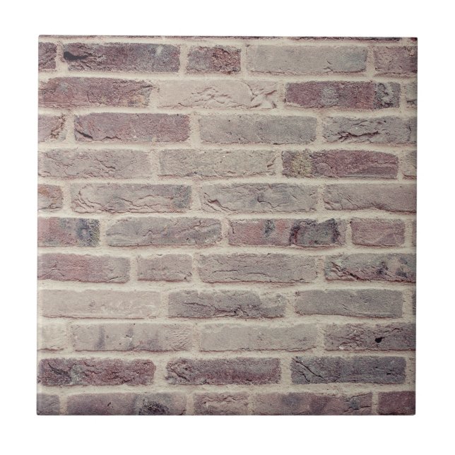 Brown Brick Wall Kakelplatta (Framsidan)