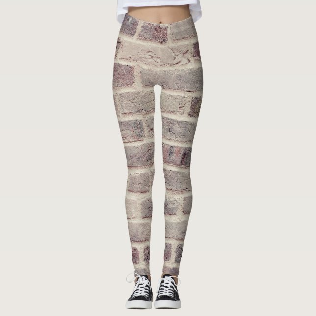 Brown Brick Wall Leggings (Framsida)
