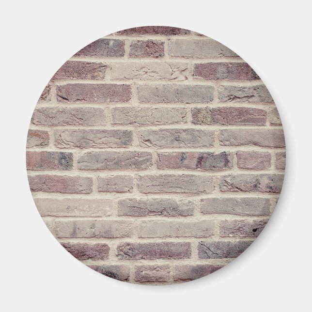 Brown Brick Wall Magnet (Framsidan)