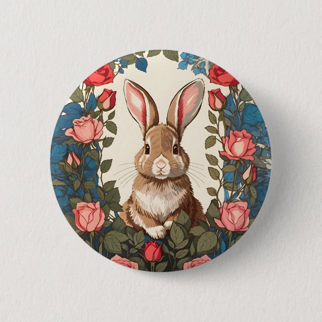 Brown Bunny Ro Garden Knapp (Framsida)