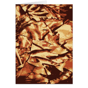 Brown Camo Camouflage Gifts for Hunters Hälsningskort