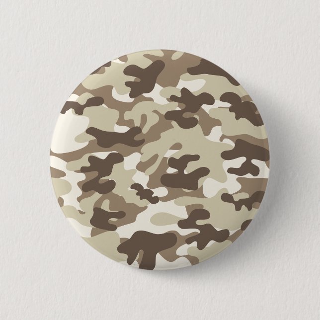 Brown Camo Design Knapp (Framsida)