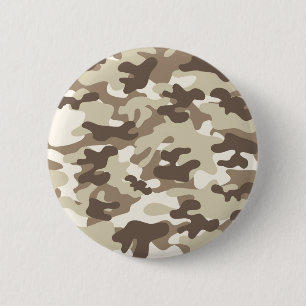 Brown Camo Design Knapp