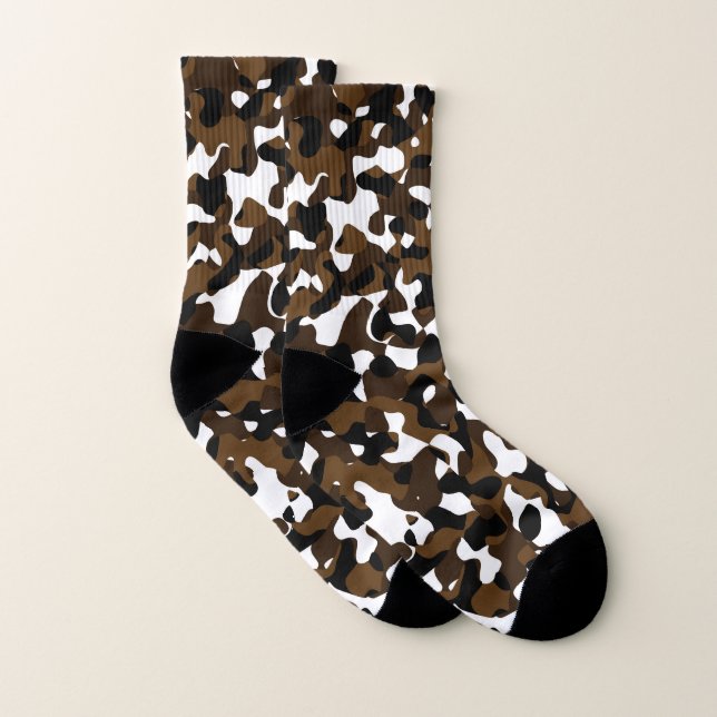 Brown Camo Strumpor (Par)