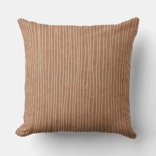 Brown Caramel Blek Rand Dekorativ kudde