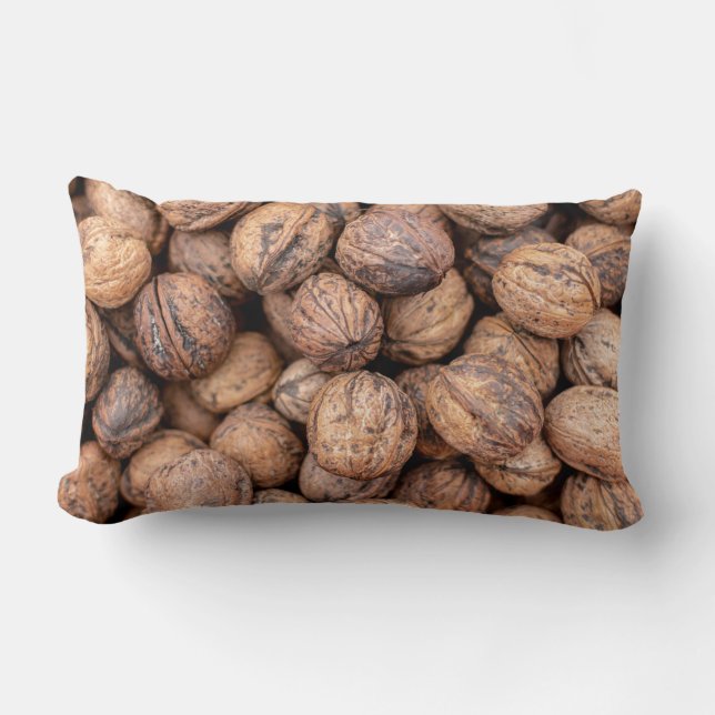 Brown cashew nöt lumbarkudde (Framsida)