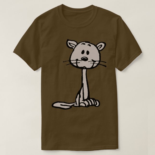 Brown Cat T Shirt (Design framsida)