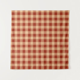 Brown Checkered Gingham Mönster