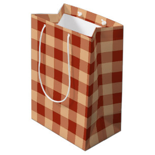Brown Checkered Gingham Mönster