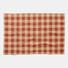 Brown Checkered Gingham Mönster
