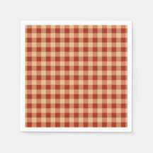 Brown Checkered Gingham Mönster