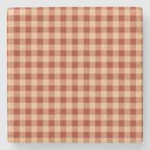 Brown Checkered Gingham Mönster