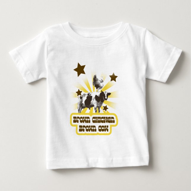 Brown Chicken Brown Cow 2 T-shirt (Framsida)