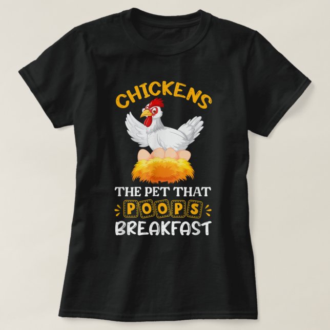 Brown Chicken Brown Cow Funny  T Shirt (Design framsida)