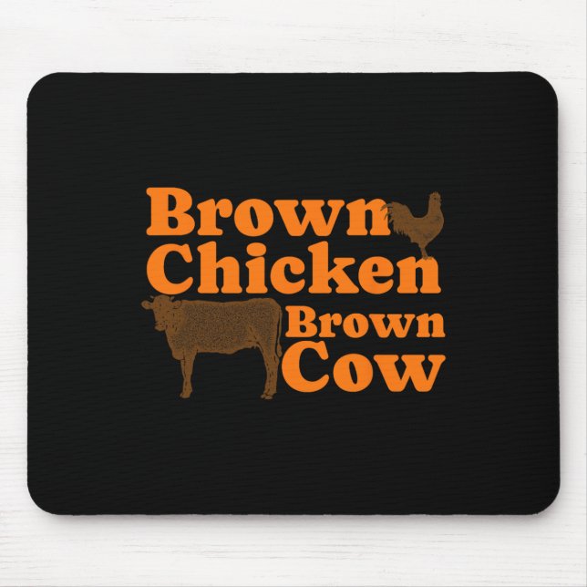 Brown Chicken Brown Cow Retro Music Bow Chicka Wow Musmatta (Framsidan)