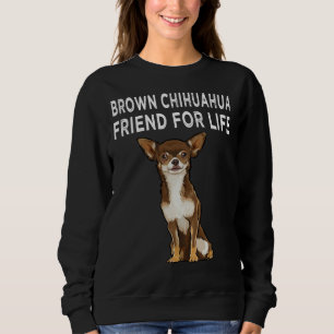 Brown Chihuahua Friend for Life Hund Vänskap T Shirt