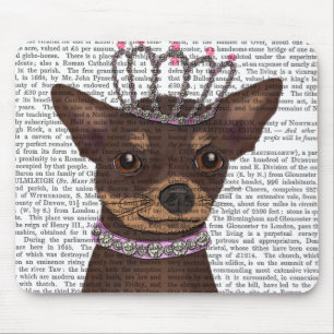 Brown Chihuahua och Tiara Musmatta