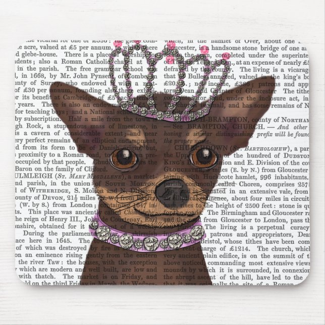 Brown Chihuahua och Tiara Musmatta (Framsidan)