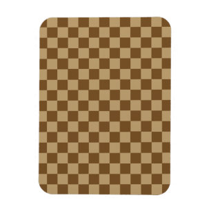 Brown Classic Checkerboard av Shirley Taylor Magnet