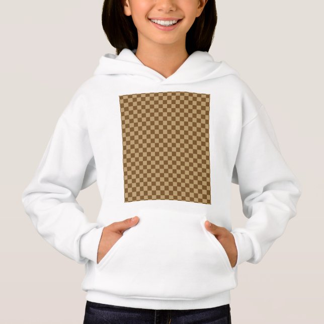 Brown Classic Checkerboard av Shirley Taylor Tee (Framsida)