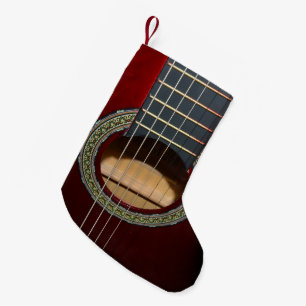 Brown Classical Guitar Barrel Liten Julstrumpa