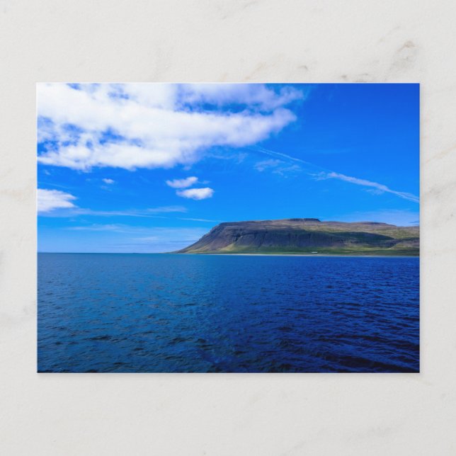 Brown Cliff nära Sea Helg Vykort (Framsida)