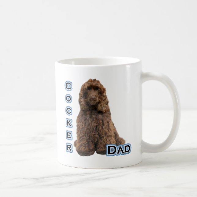 Brown Cocker Spain Pappa 4 Kaffemugg (Höger)