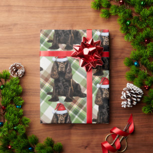 Brown Cocker Spain Roligt Hund älskare jul Presentpapper