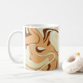 Brown Coffee Swirl Kaffemugg
