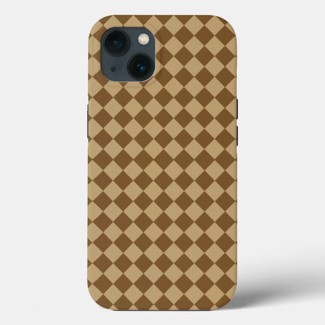Brown Combination Diamond Mönster av STaylor (Baksida)