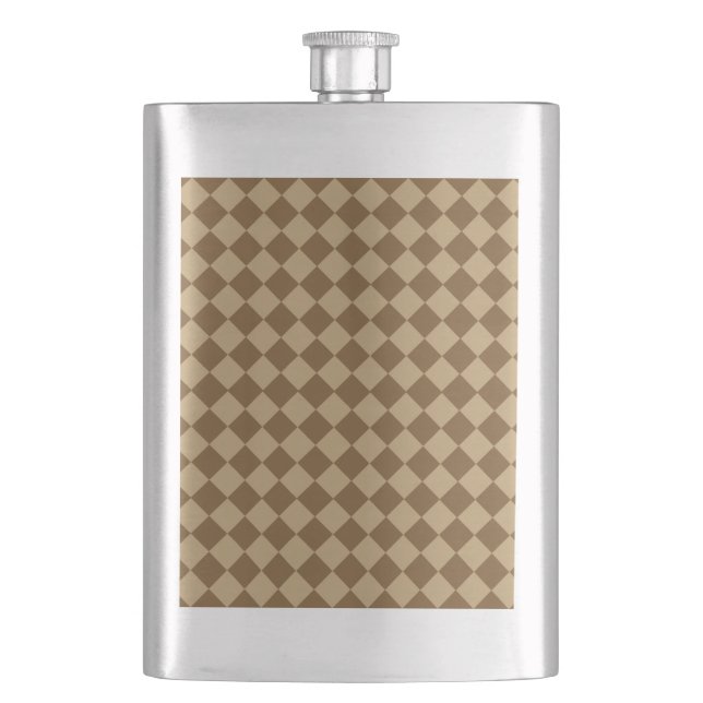 Brown Combination Diamond Mönster av STaylor Fickplunta (Framsidan)