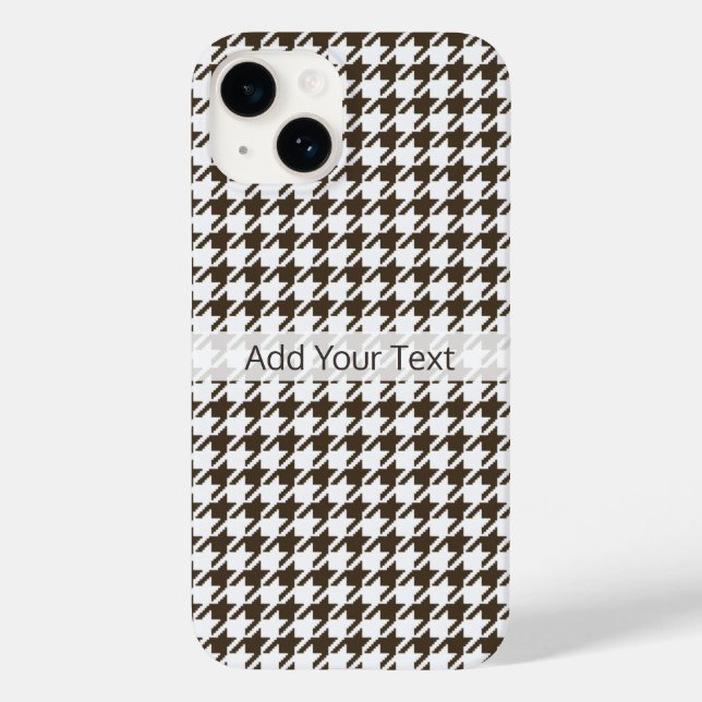 Brown Combination Houndstooth by Shirley Taylor (Baksida)