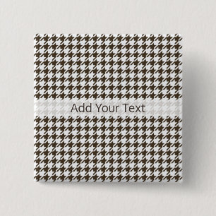 Brown Combination Houndstooth by Shirley Taylor Knapp