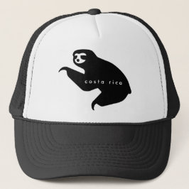 Brown Costa Rica Sloth Souvenir Hat Keps