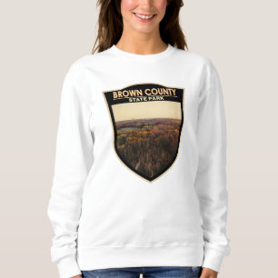 Brown County State Park Indiana Badge T Shirt
