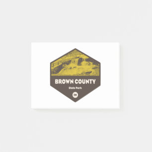 Brown County State Park Indiana Post-it Block