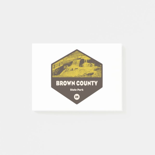 Brown County State Park Indiana Post-it Block (Framsida)