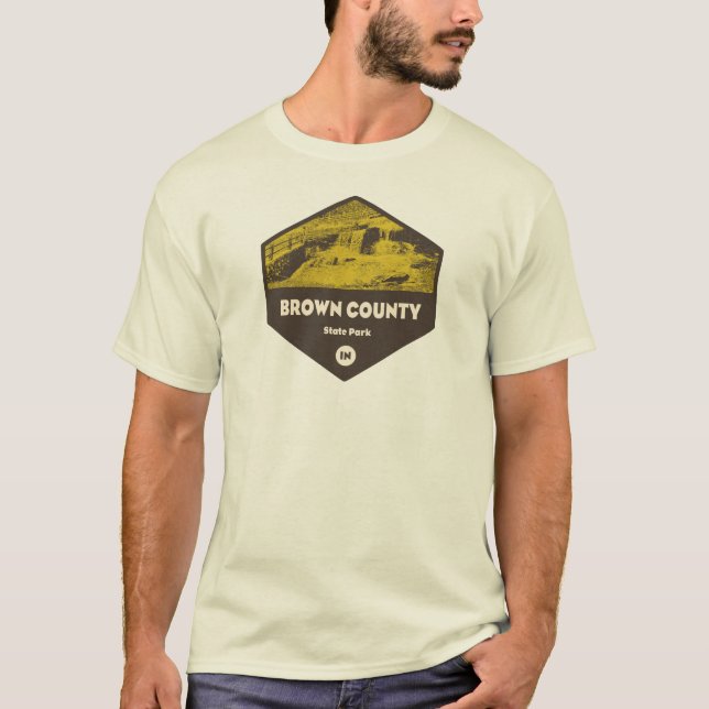 Brown County State Park Indiana T Shirt (Framsida)