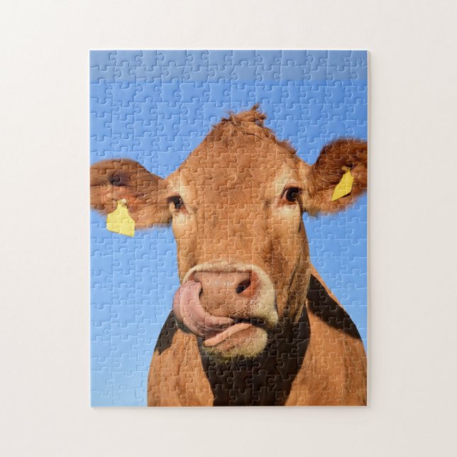 BROWN COW JIGSAW PUZZLE PUSSEL (Vertikal)