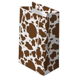 Brown Cow Spots Faux Cowhide Mönster