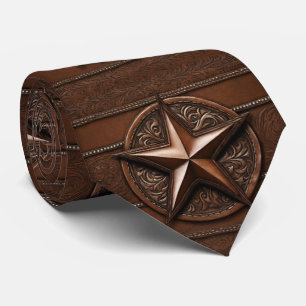 Brown Cowboy Rustic Westernare Land Texas Star Slips