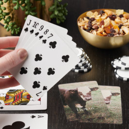 Brown Cream Cow Casinokort