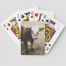 Brown Cream Cow Casinokort