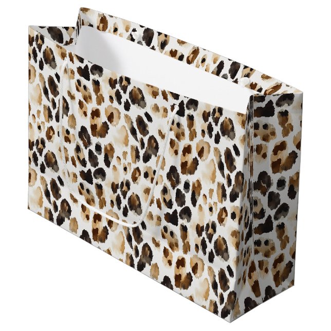 Brown Cream Leopard Animal (Framsidan Vinklad)