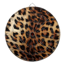 Brown Cream Leopard Animal Darttavla
