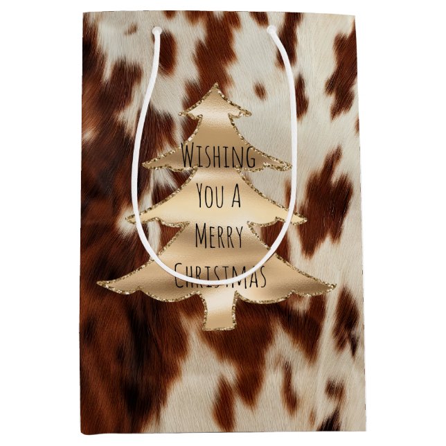 Brown Cream Western Cowhide jul (Framsidan)